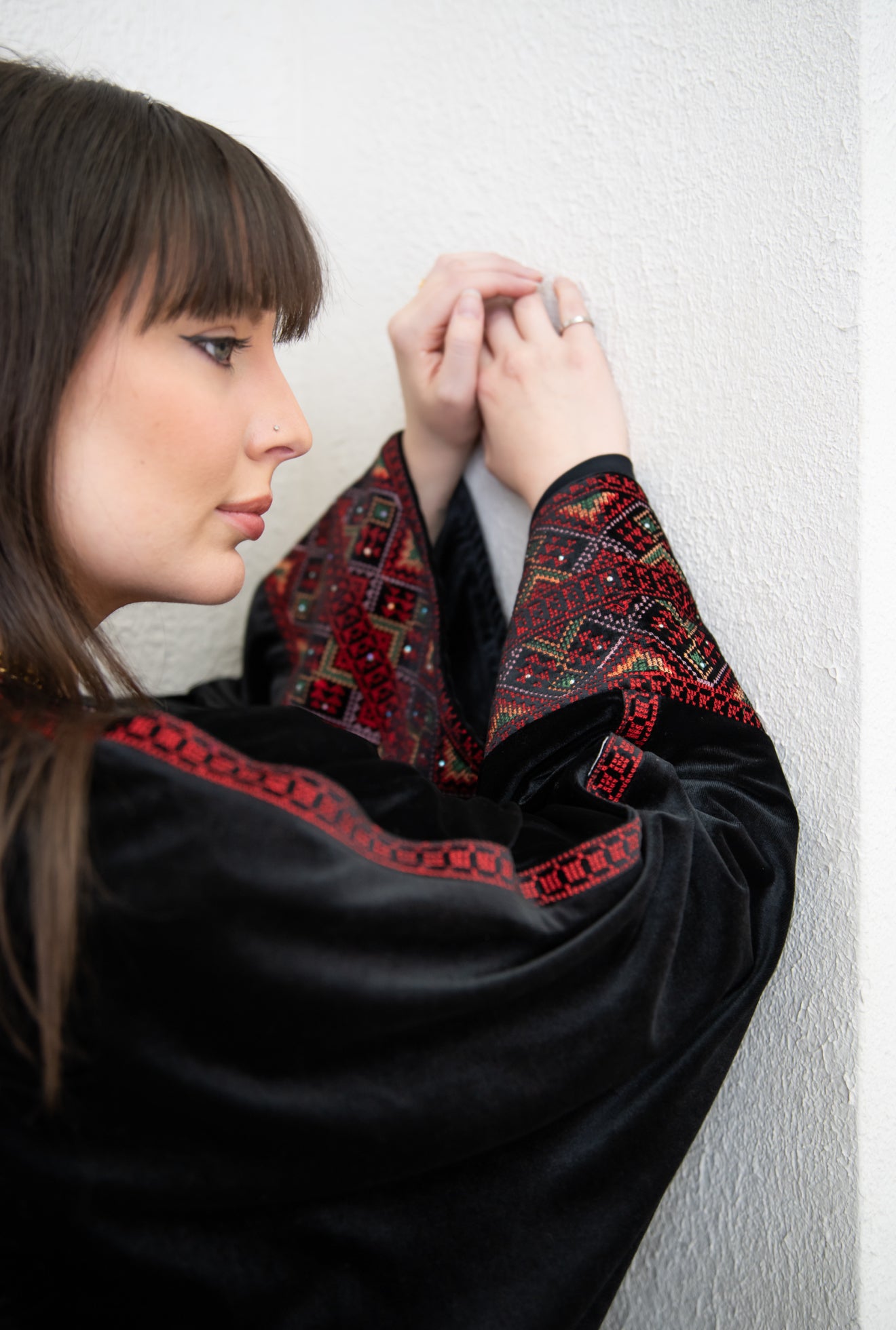 The Palestinian Embroidery Abaya l عباءة التطريز الفلسطيني الأصيل