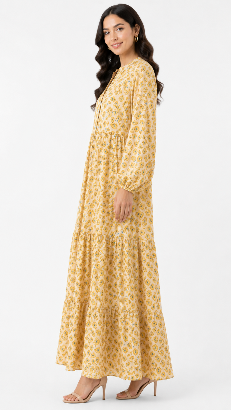 Flower Yellow Dress