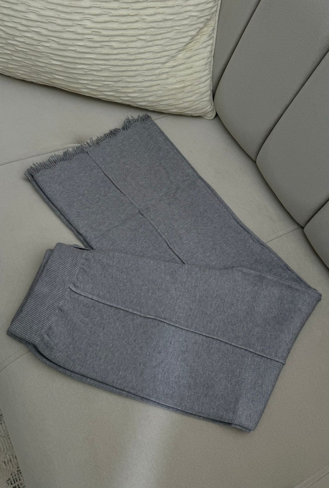 Chic Wide-Leg Knit Pants (FB) بنطلون كروشيه واسع أنيق