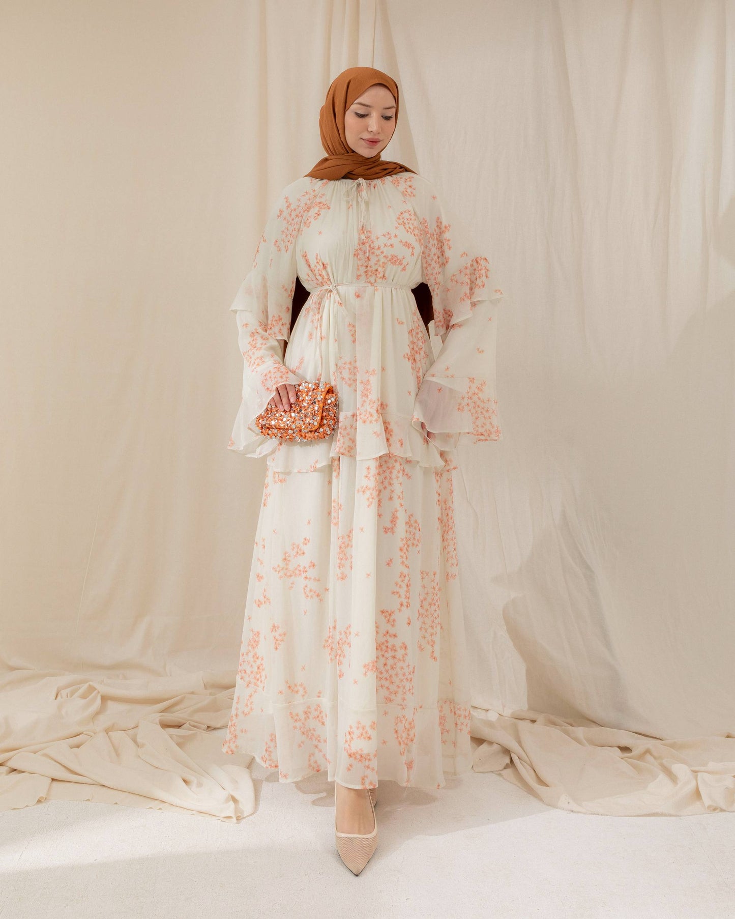 Blossom Floral Padded Dress