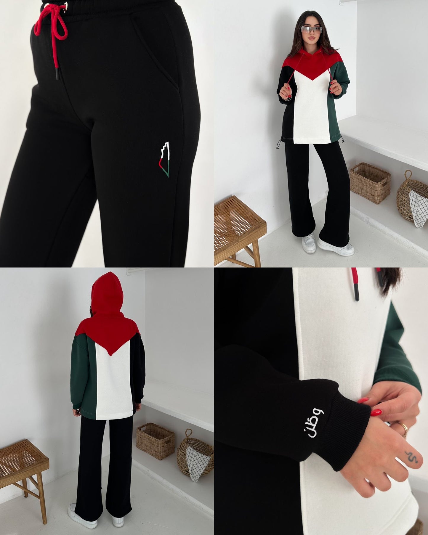 Women Watan coloured Set - balck pants