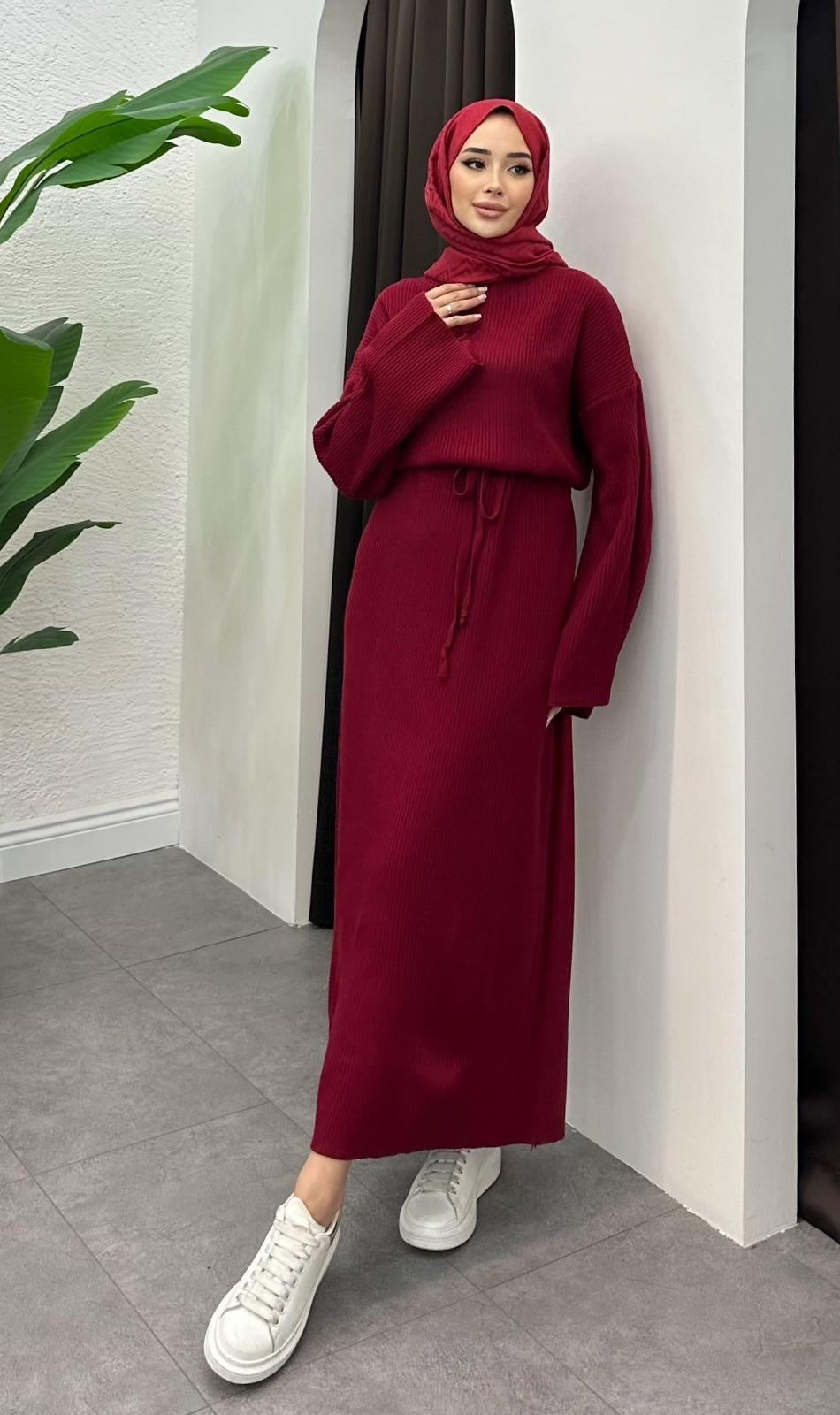 Soft Knit Marron Dress