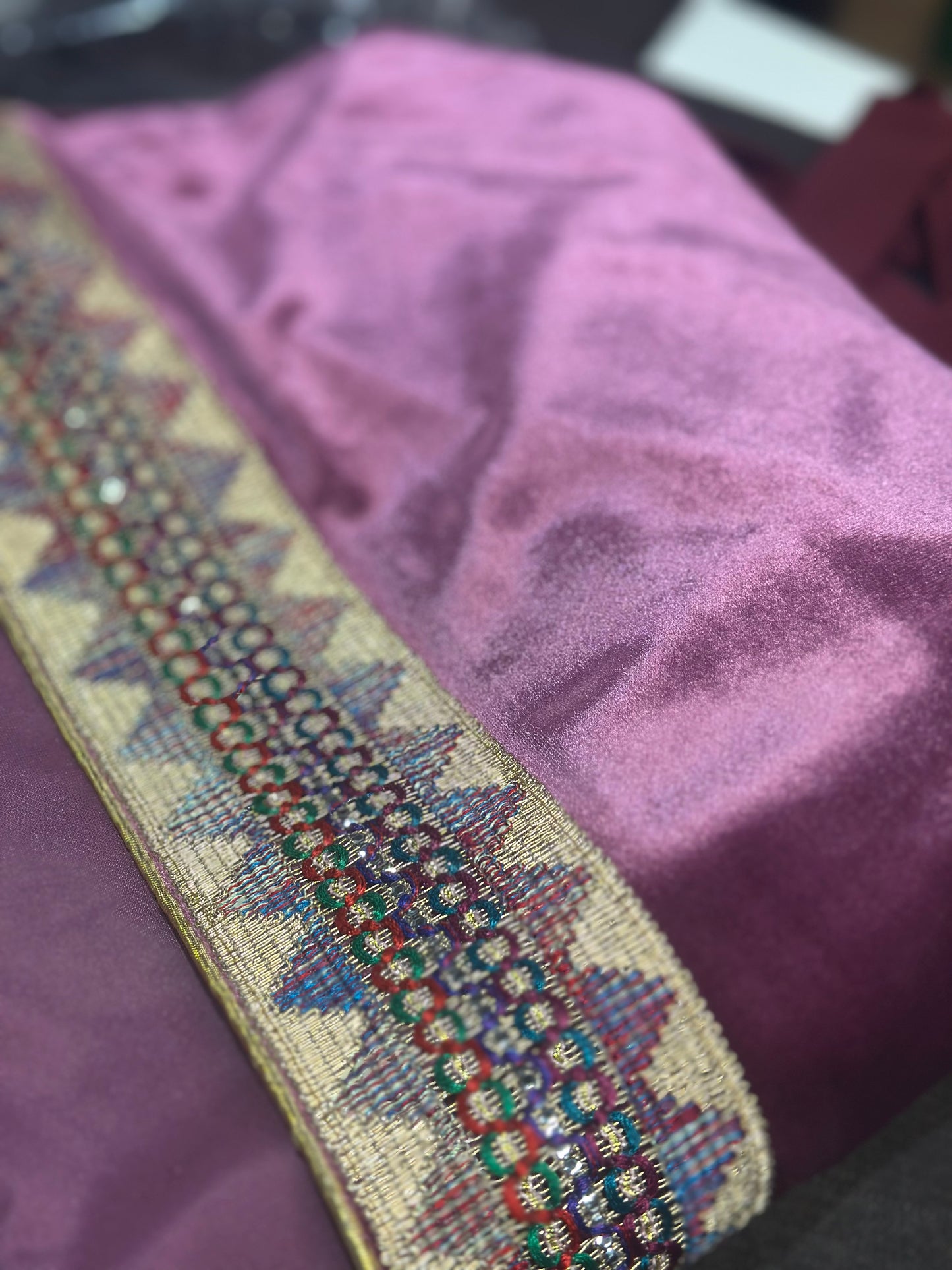 Velvet Crown Bisht - 2 Colures