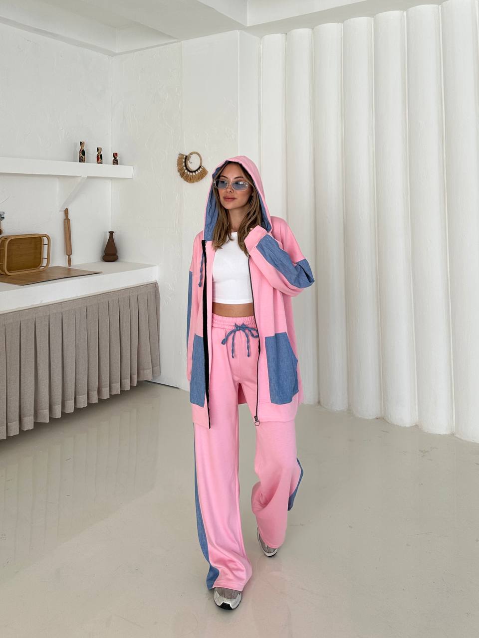 Oshio Set with Denim Twist