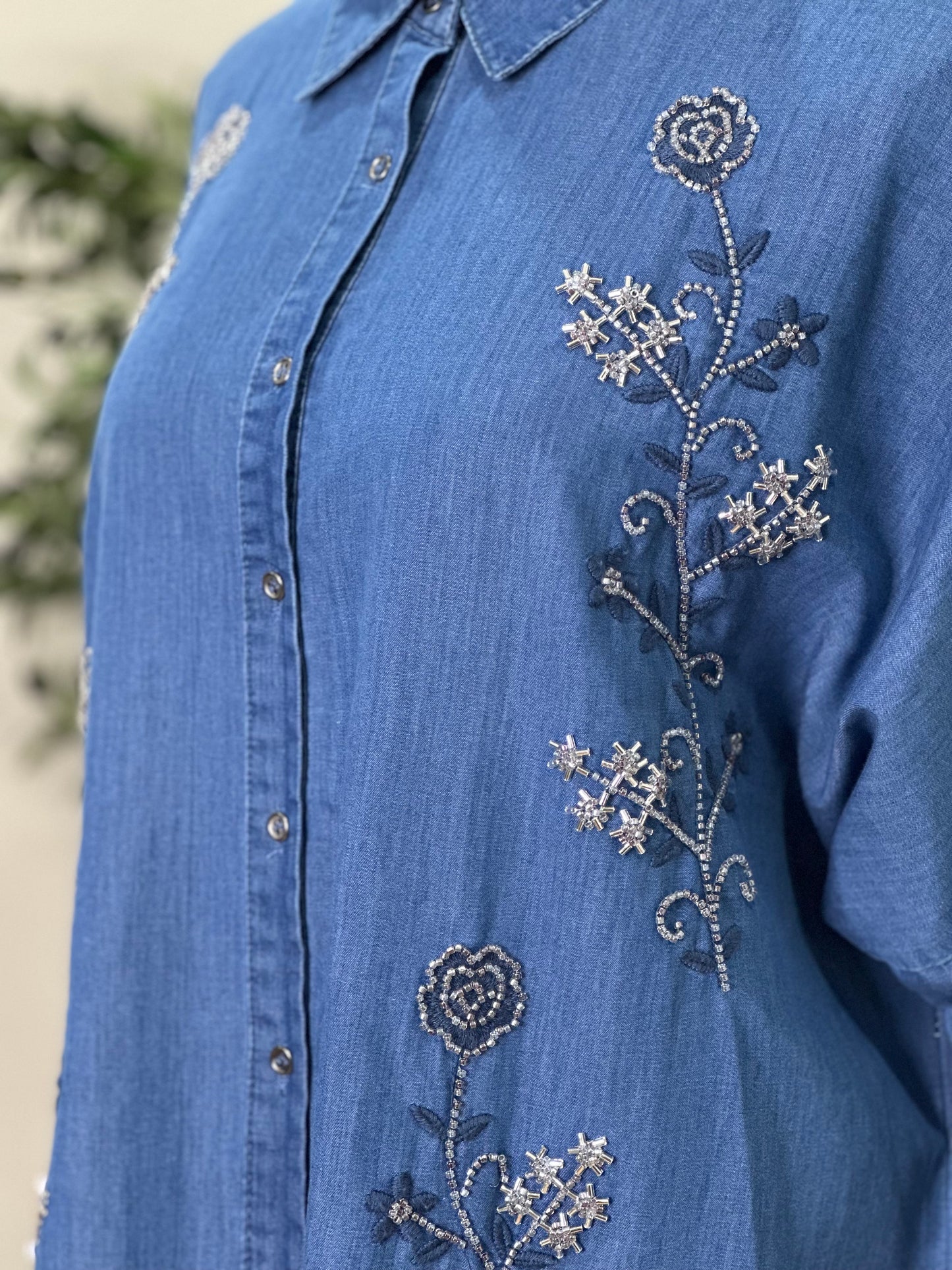 Flowers Shirt✨🩵 (2 Colours)