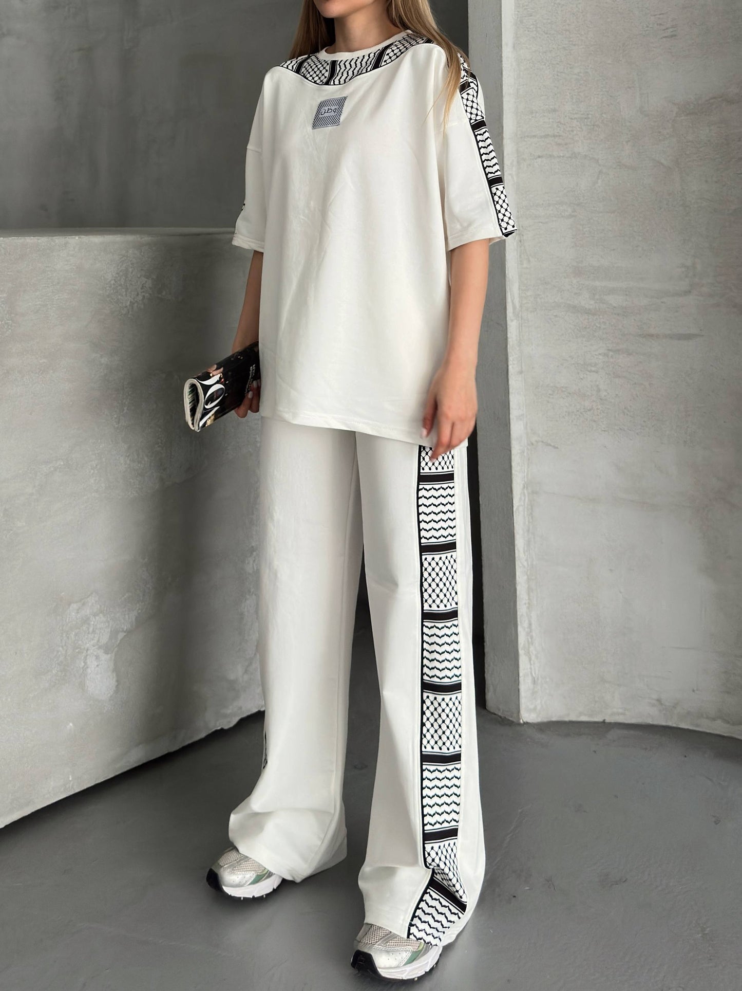 Short Sleeve Kuffeyeh Set