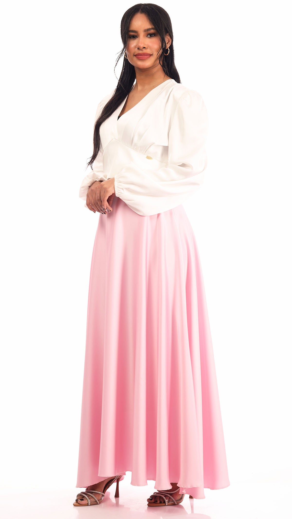 SATIN SKIRT / PADDED - (6 COLOURS)