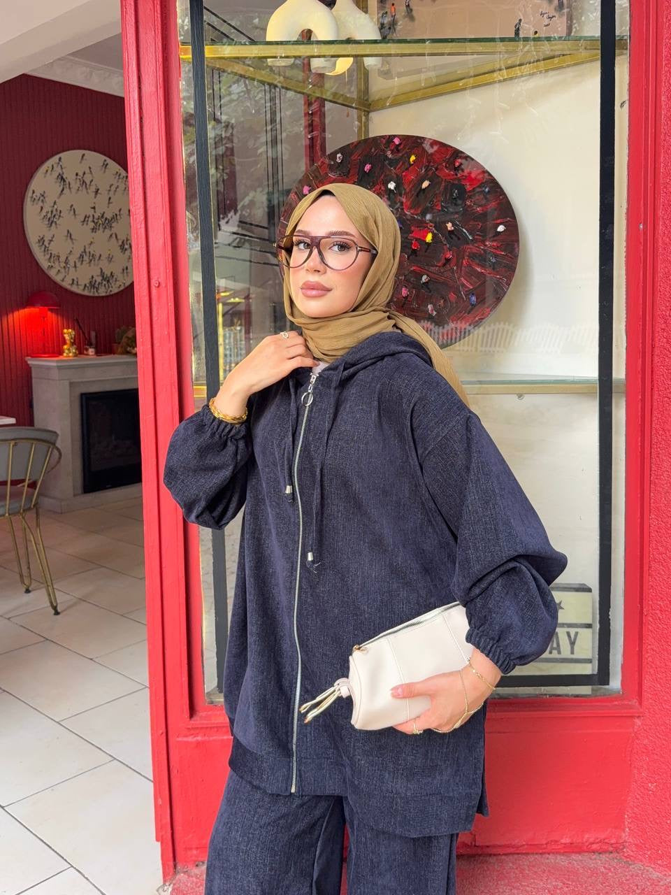 Luxe Corduroy Hooded Set