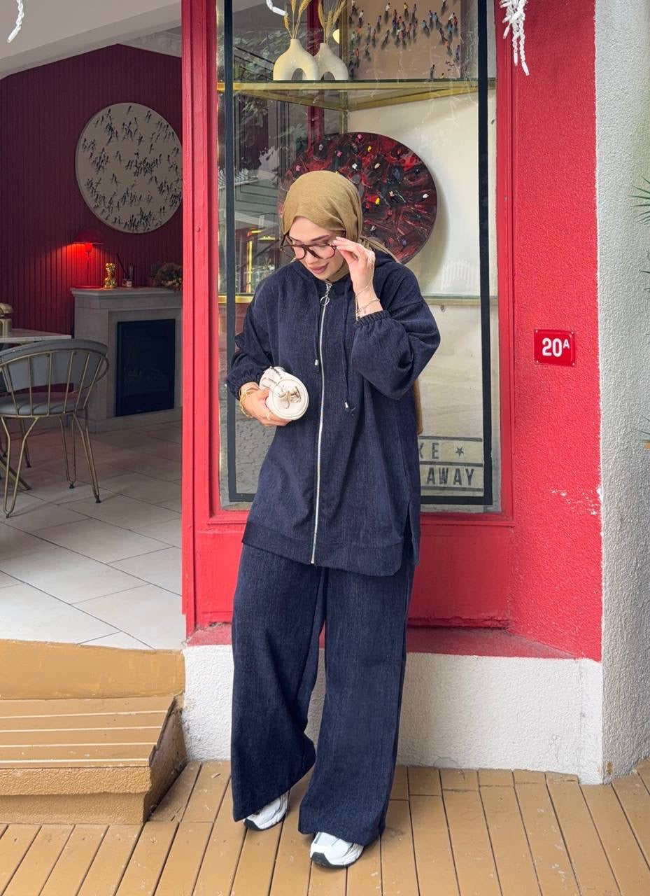 Luxe Corduroy Hooded Set