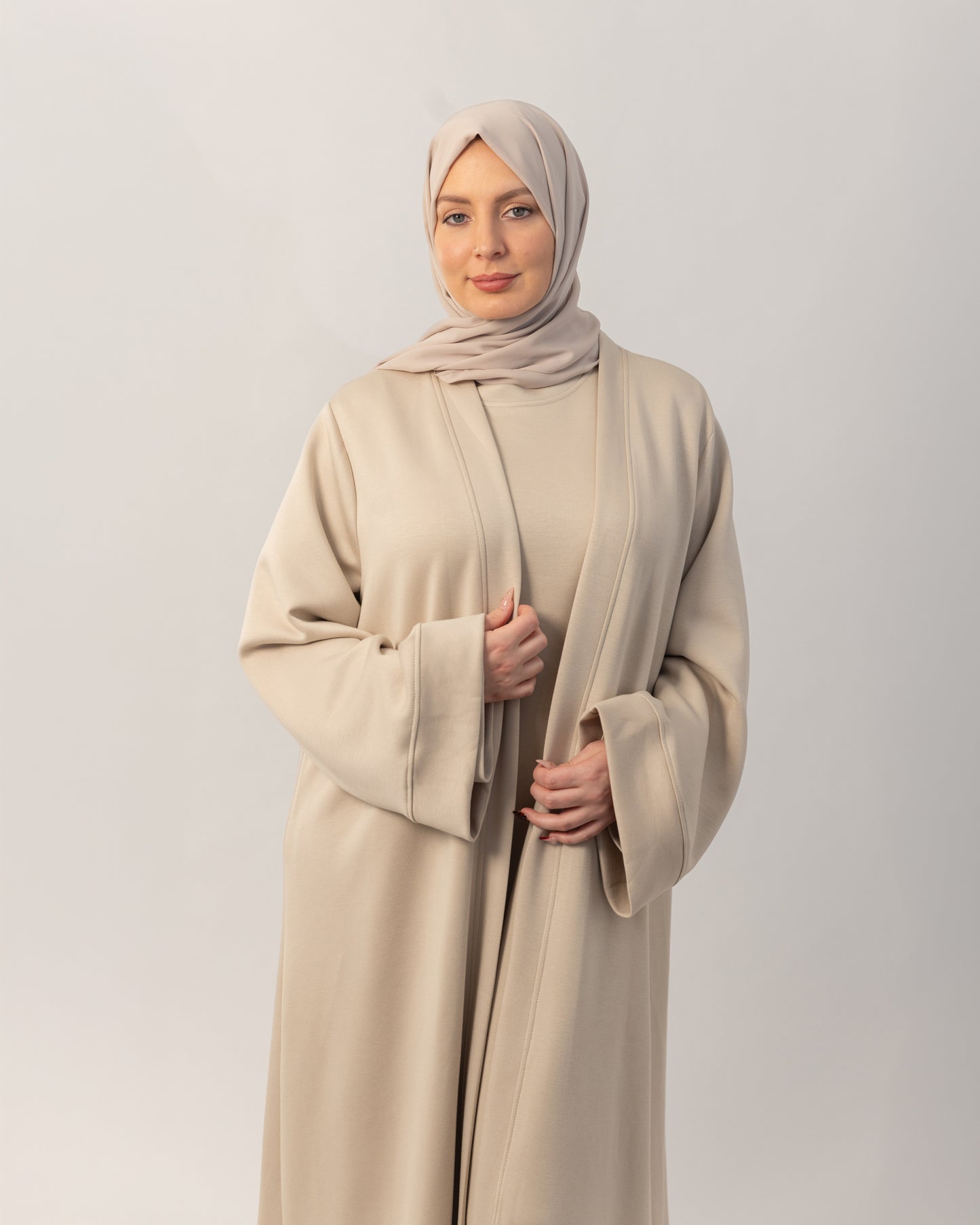 Luxury Two-Piece Abaya Outfit l Ramadan Vibes - HeavyOisho