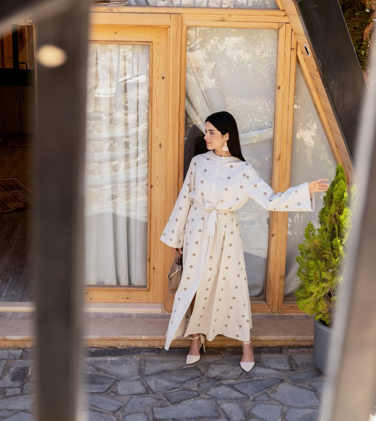 Minimal Embroidered Maxi Dress (4 Colours)