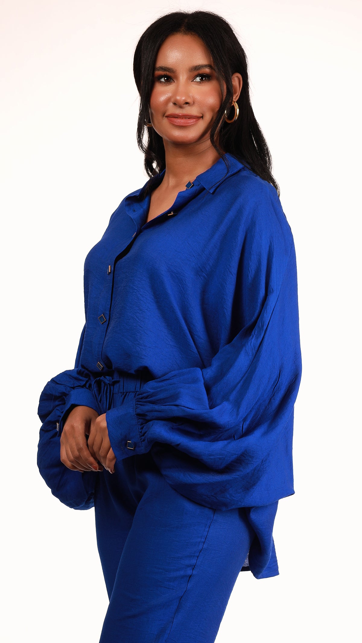 Chic Linen Statement Shirt (2 COLOURS)