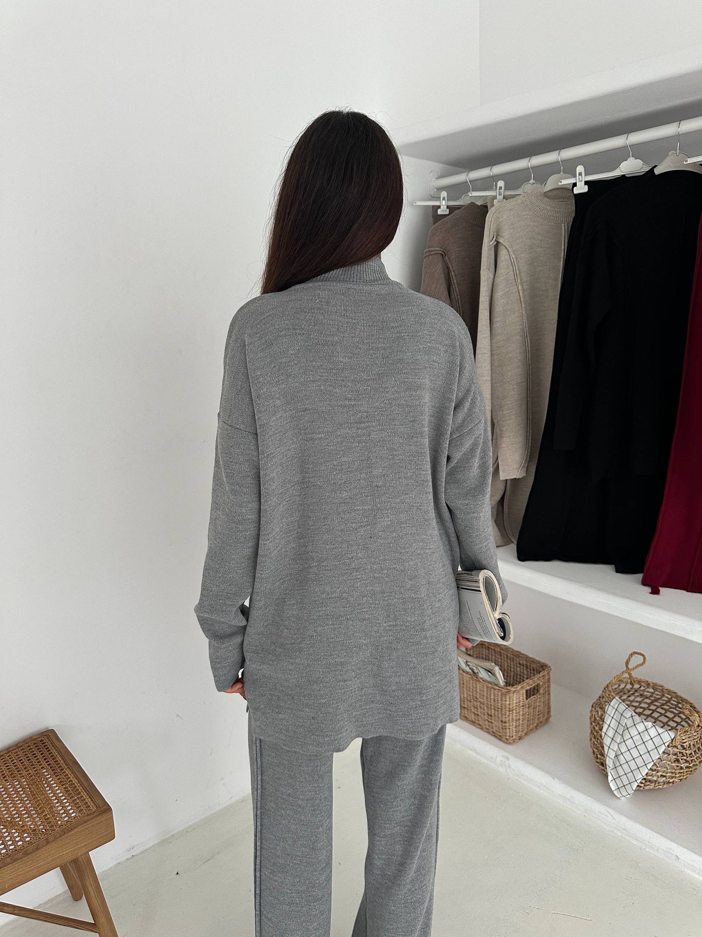 Soft & Warm Knitted Two-Piece Set In 4 Colours