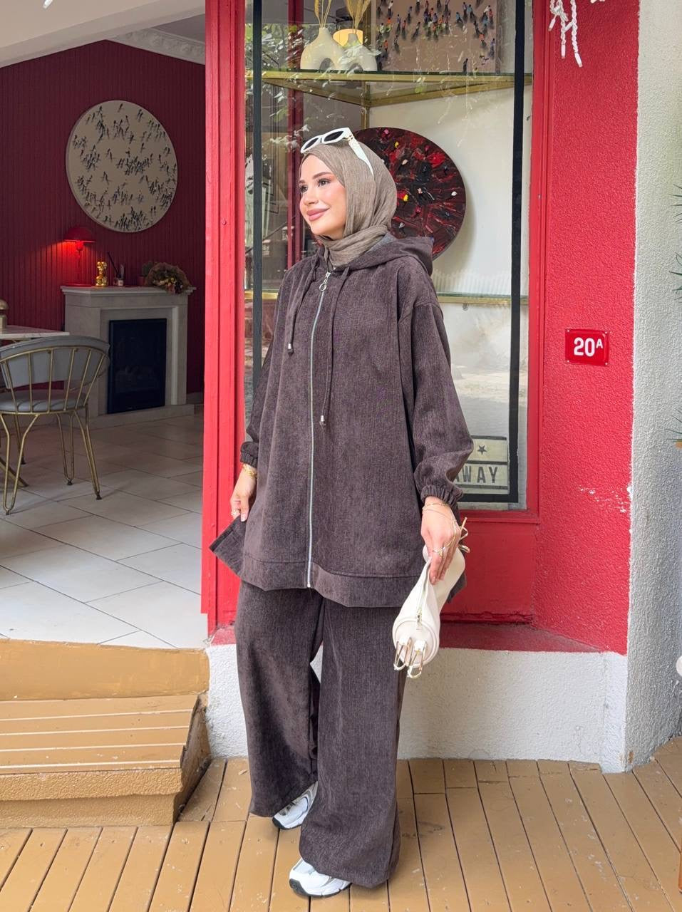Luxe Corduroy Hooded Set
