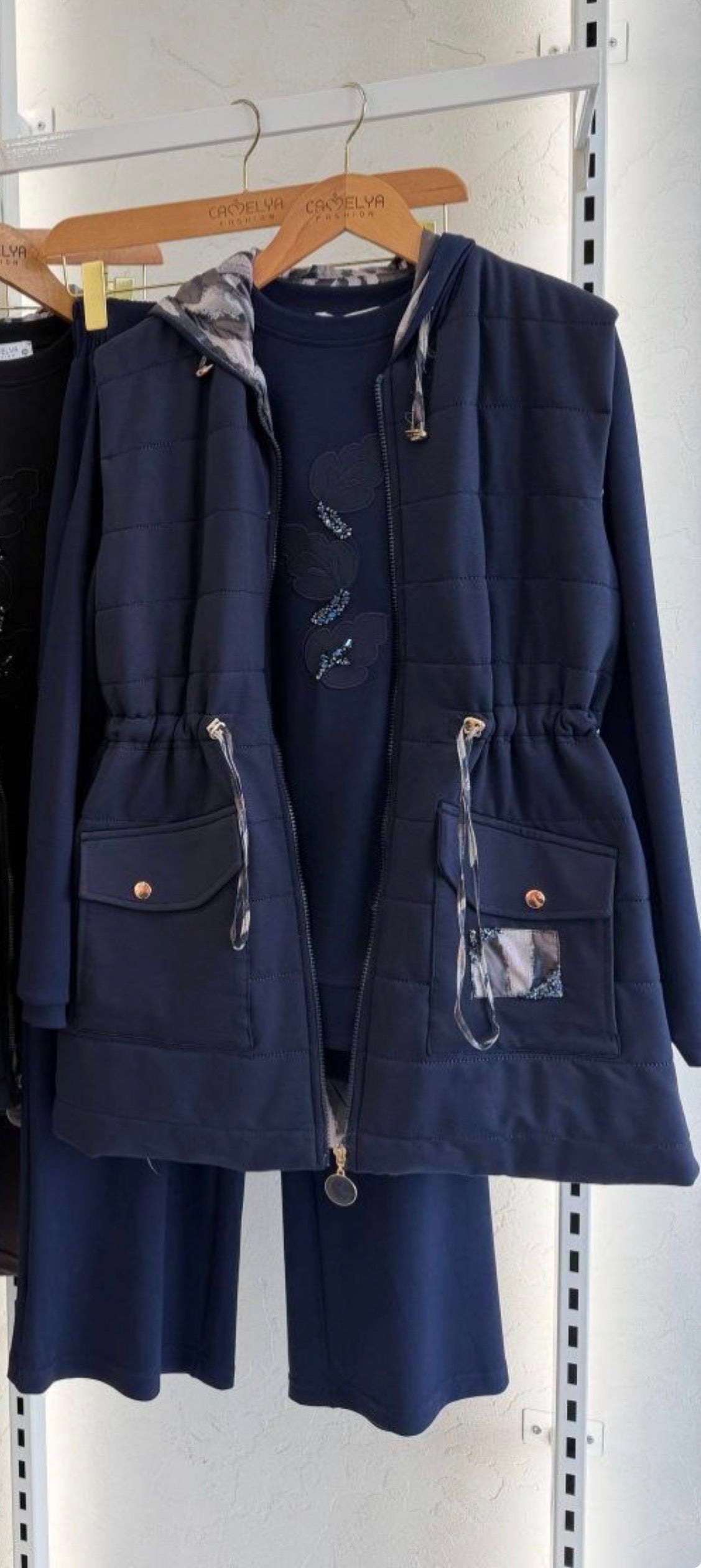 3-Piece Layered Parka Set