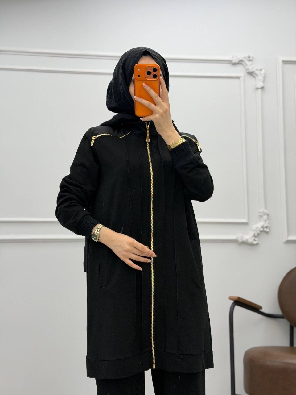 Luxury Essential Zip-Up Modest Set