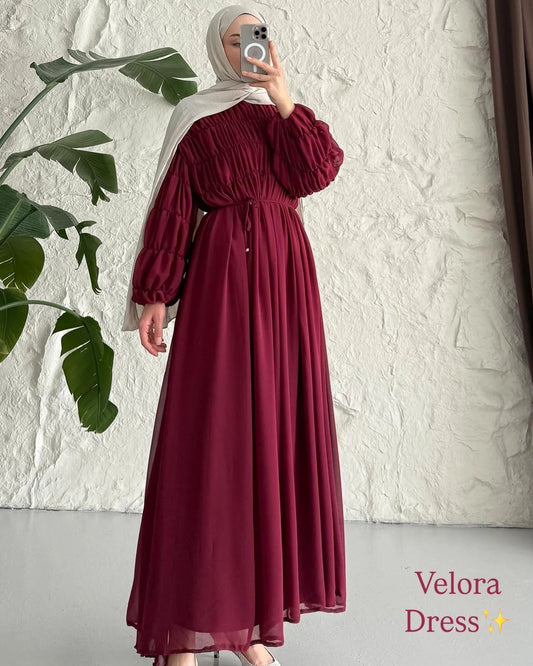 Velora Padded Dress 👗✨👸🏼