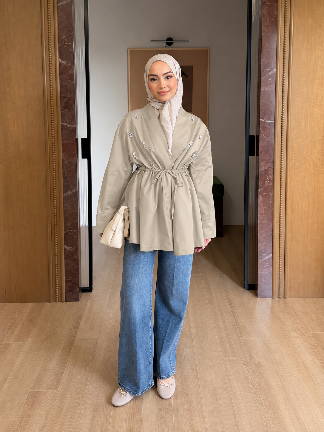 Crystal Cinched Jacket