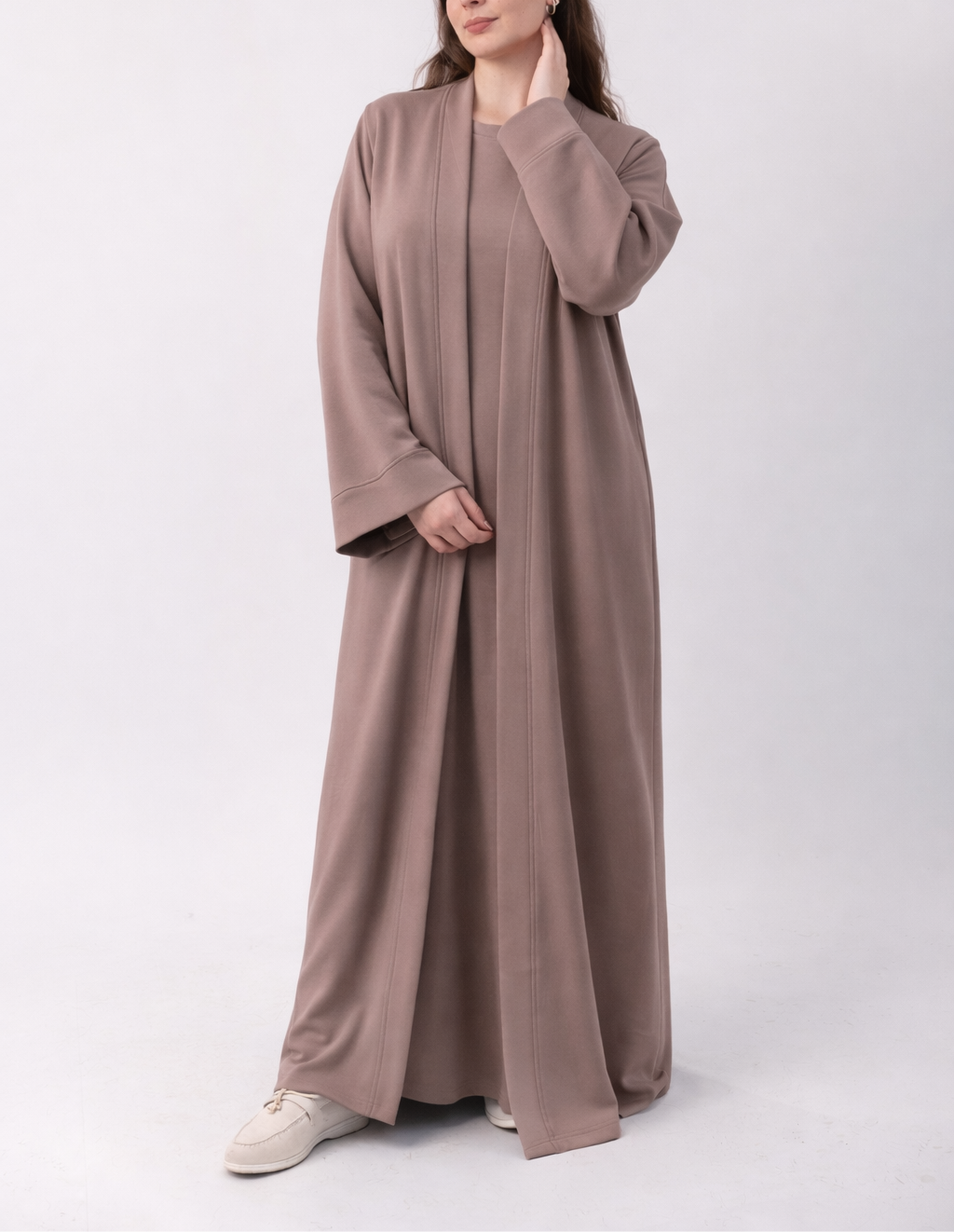 Luxury Two-Piece Abaya Outfit l Ramadan Vibes - HeavyOisho
