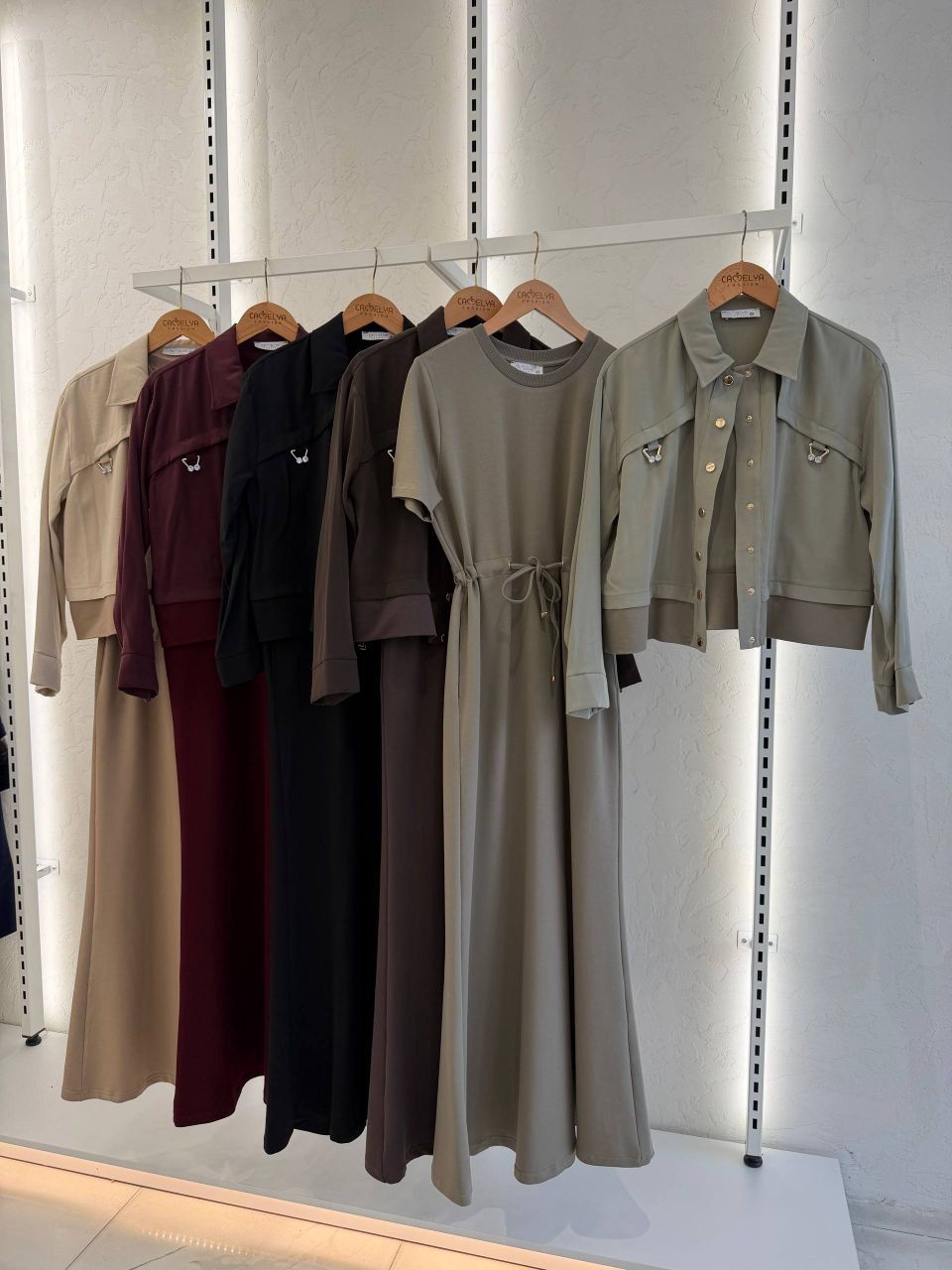 Utility Jacket Maxi Dress Set