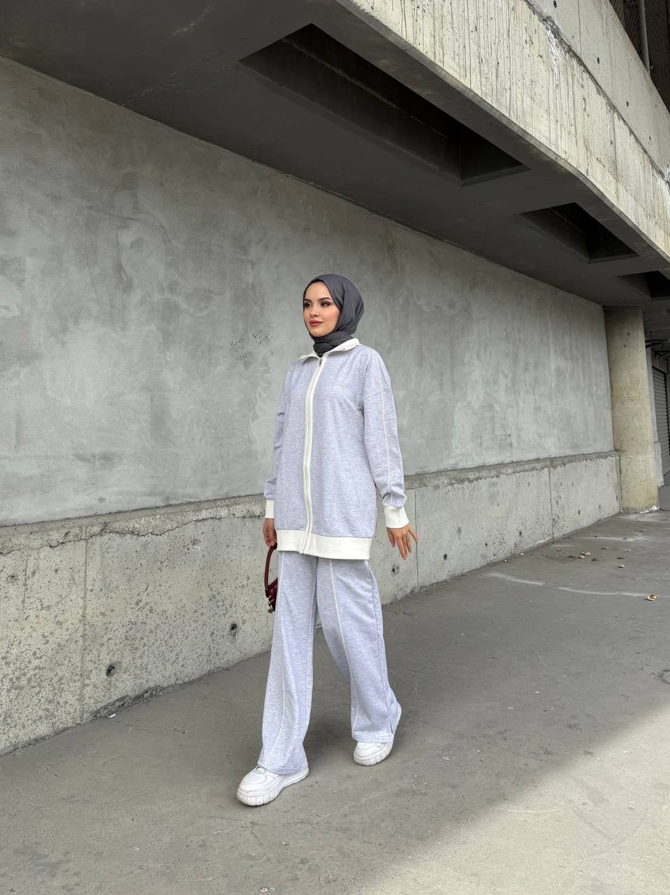 Classic Zip-Up Cotton Set