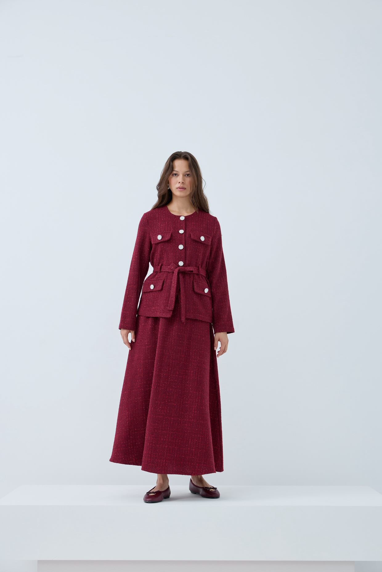 CHA-NEL LUXURY SKIRT SET (3 COLOURS)