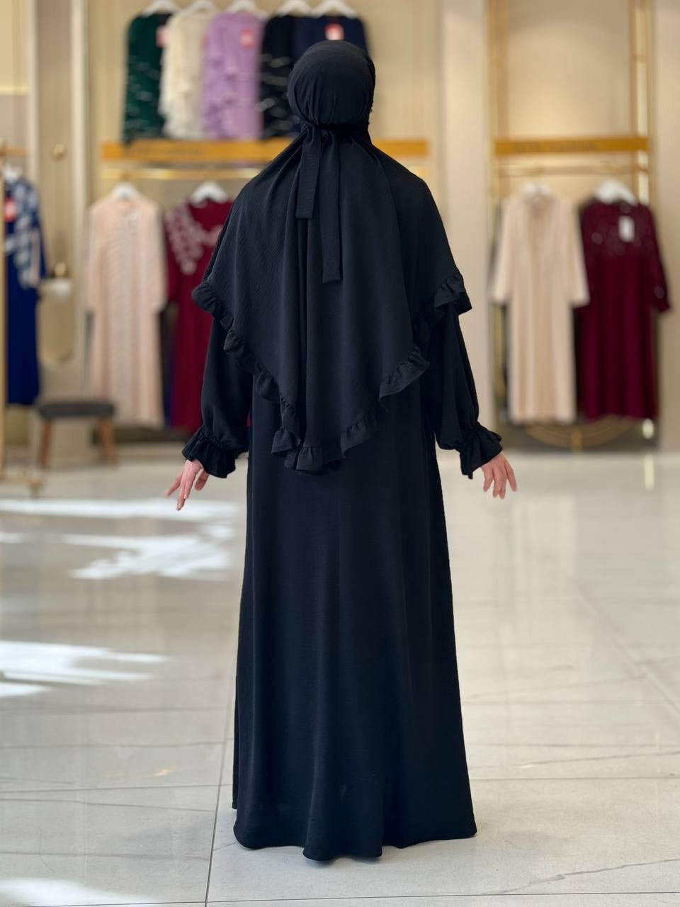 Elegant Two-Piece Dress - khimar