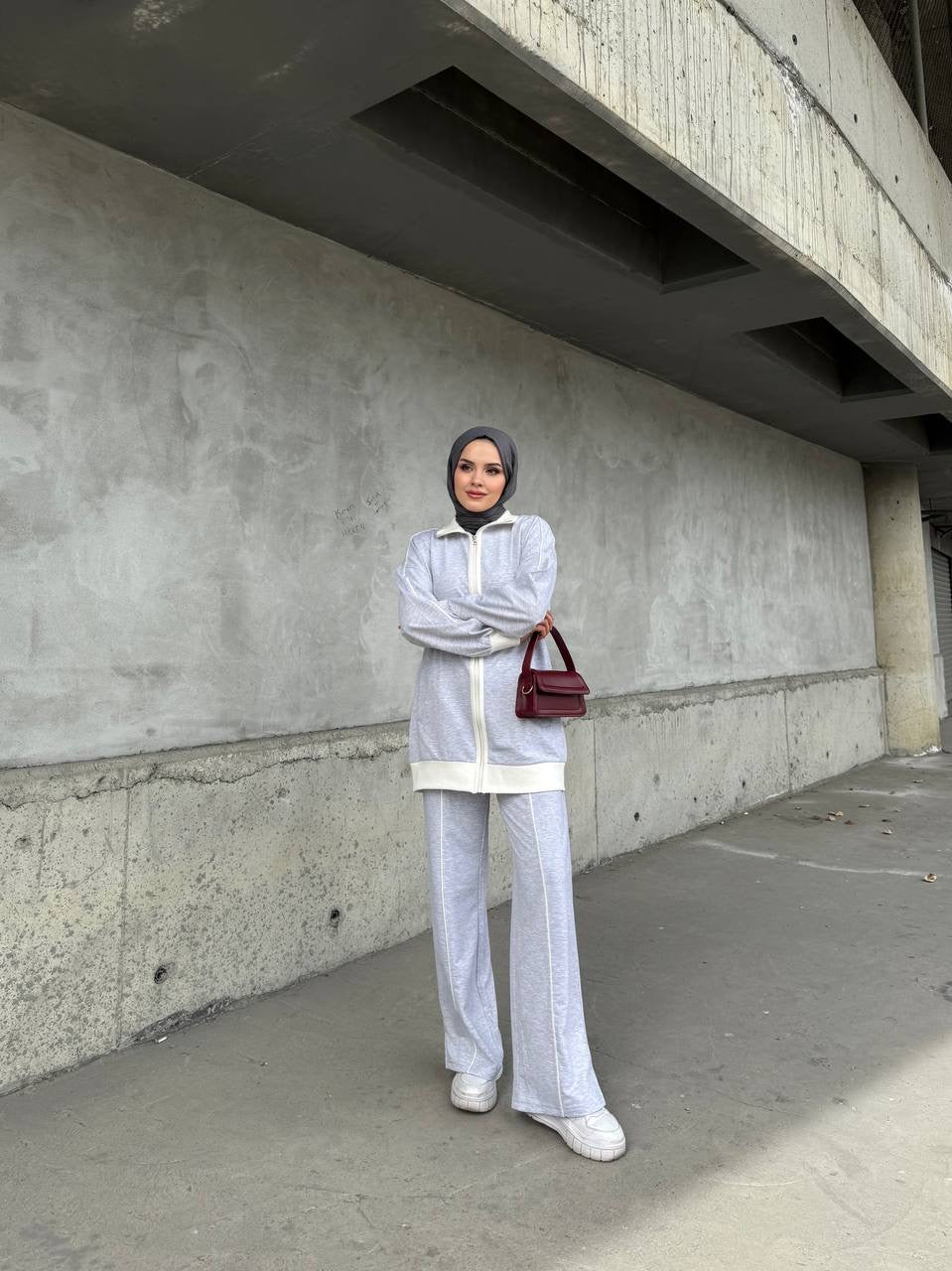 Classic Zip-Up Cotton Set