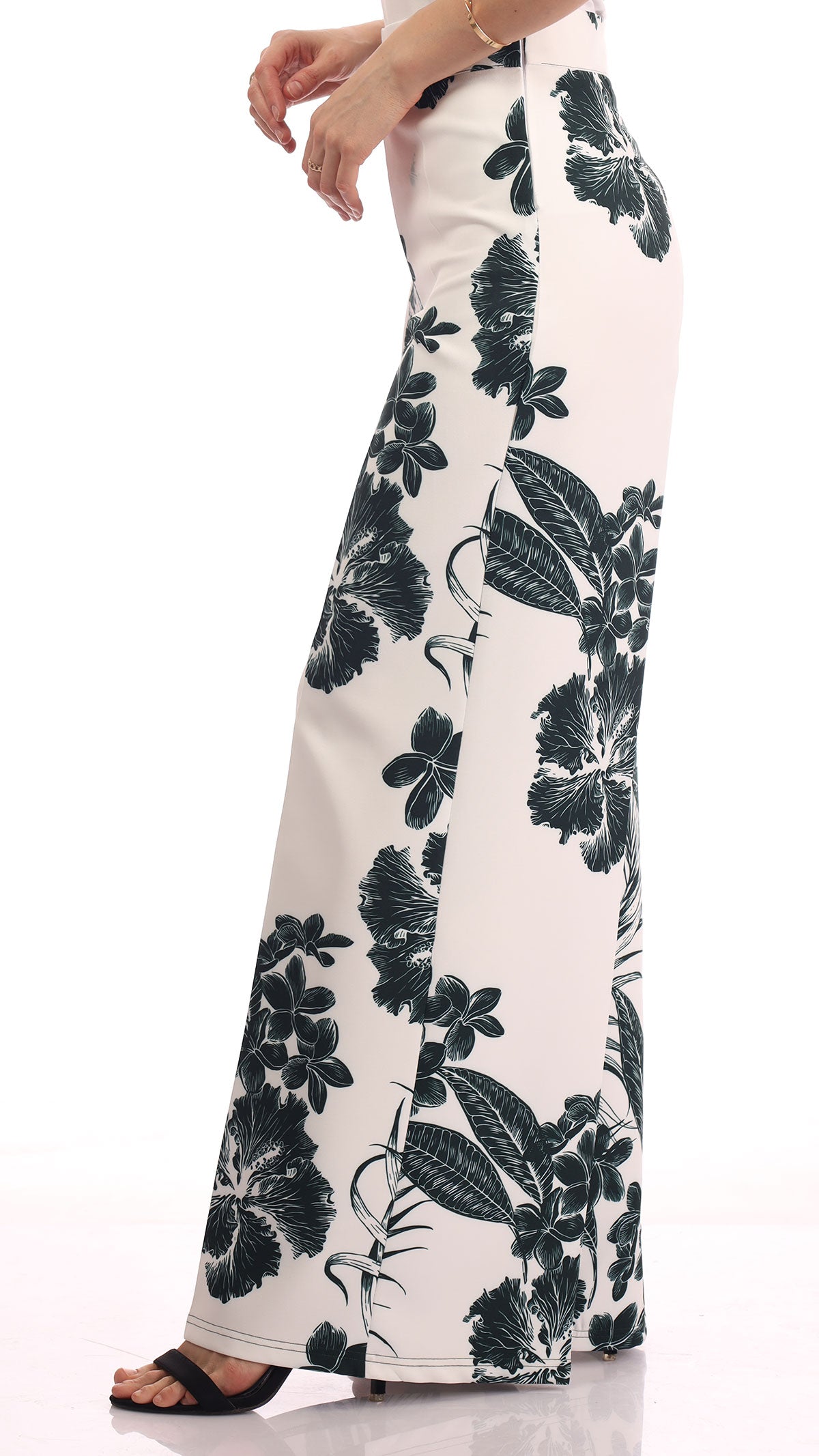 Floral Wide Leg Pants