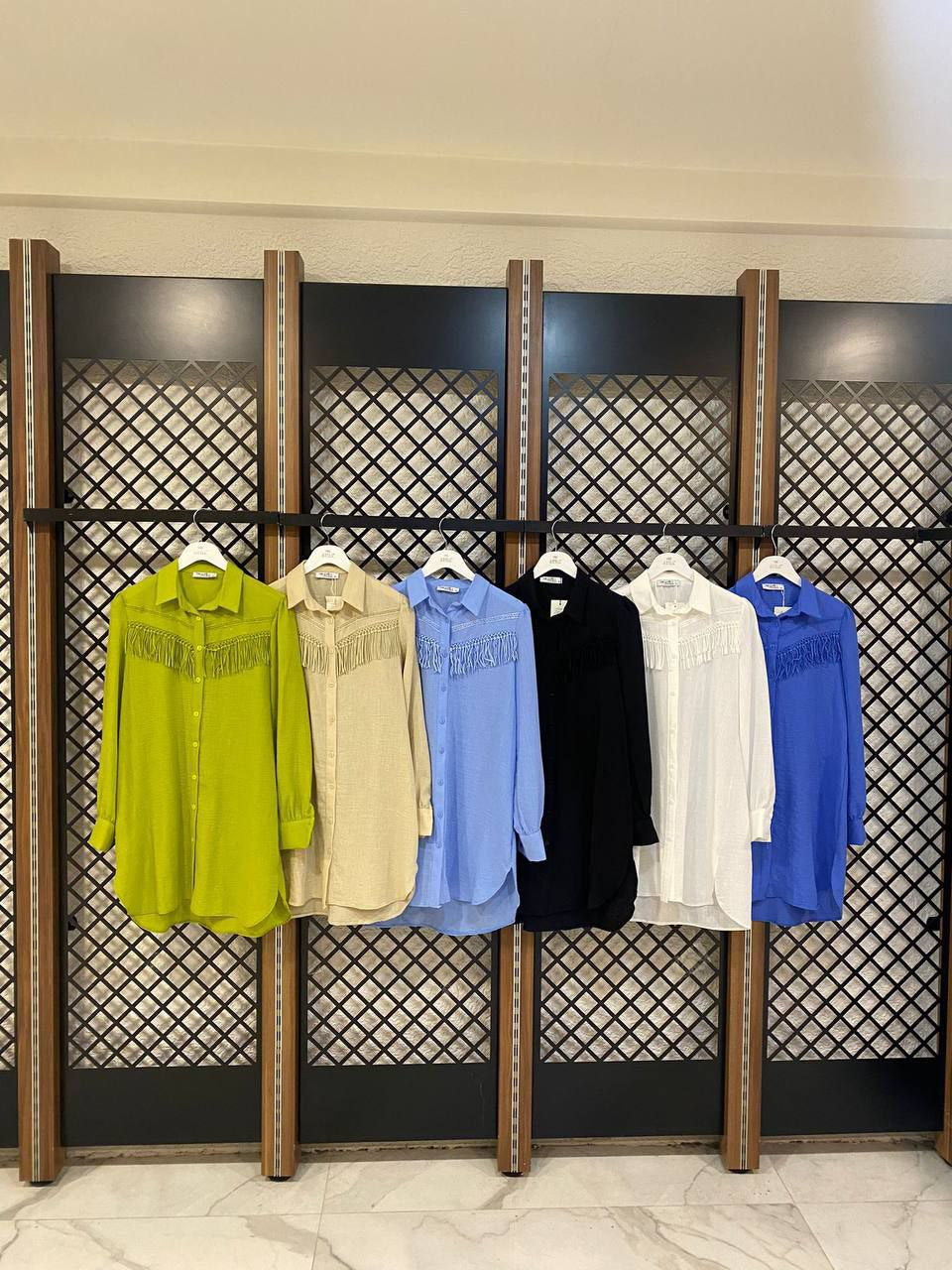 Modest Long Shirt W Fringe - 4 COLOURS - High Quality Kitten