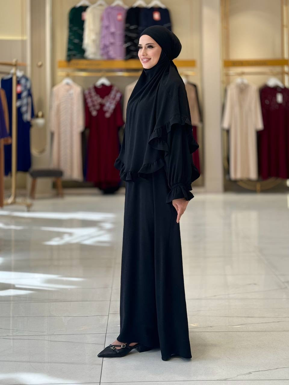 Elegant Two-Piece Dress - khimar