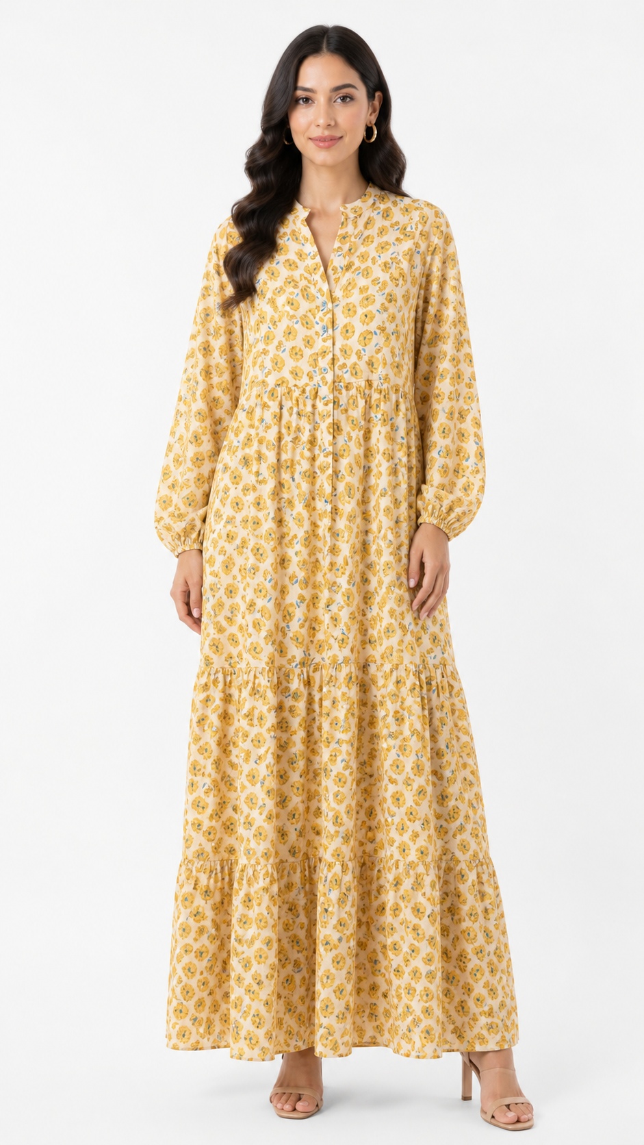 Flower Yellow Dress