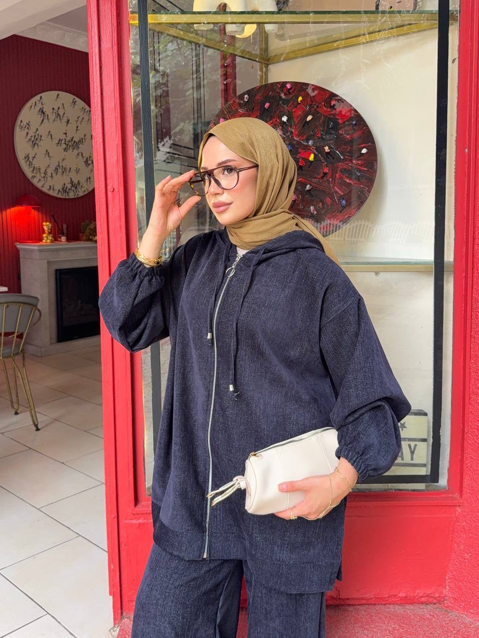 Luxe Corduroy Hooded Set