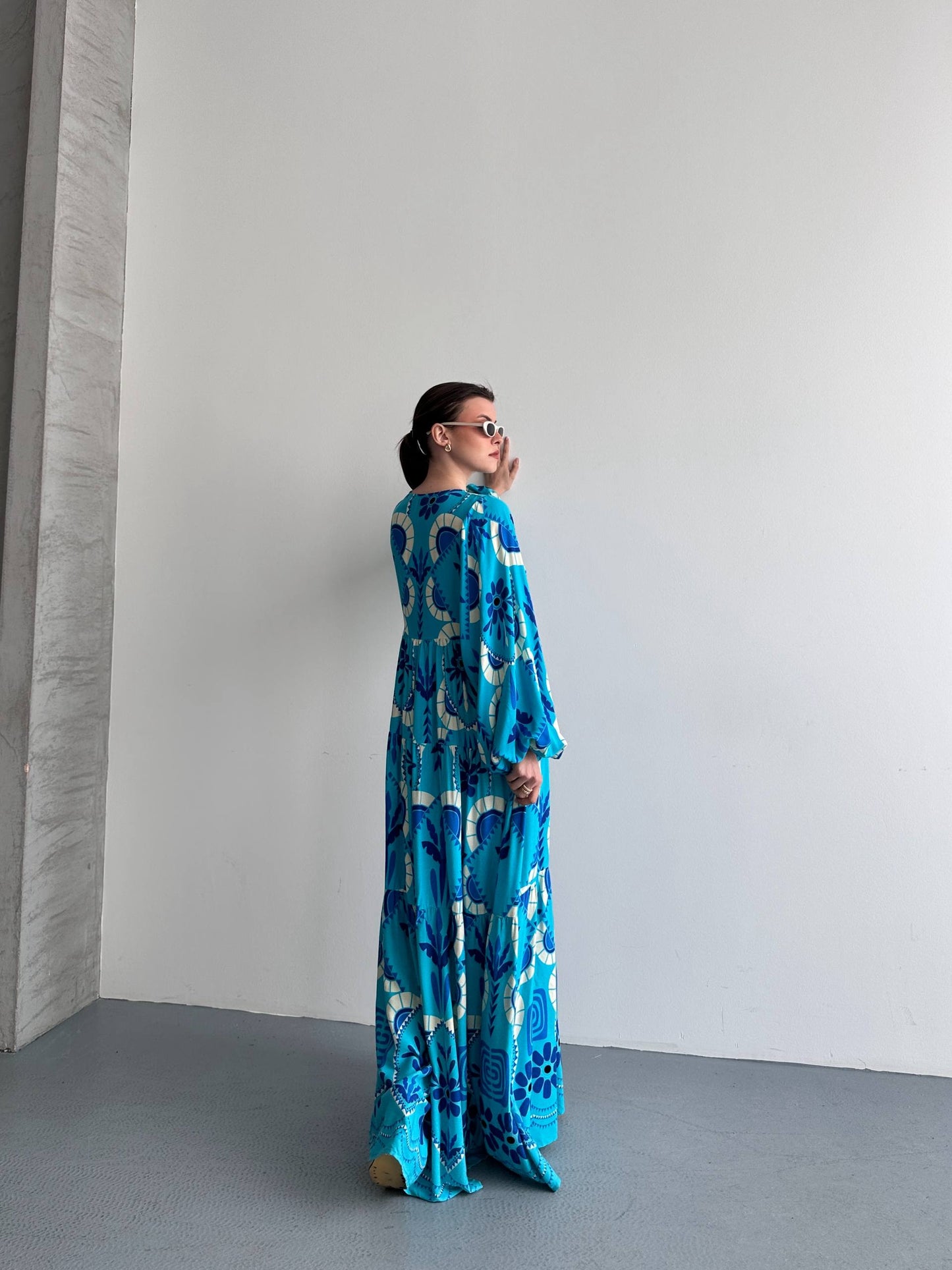 Blue Oasis Maxi Dress