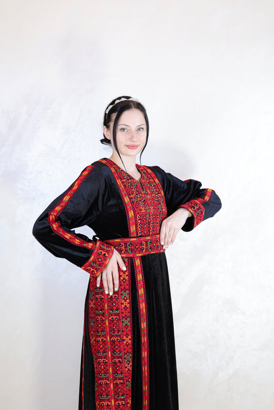 Thobe Breeze of Palestine (Velvet)