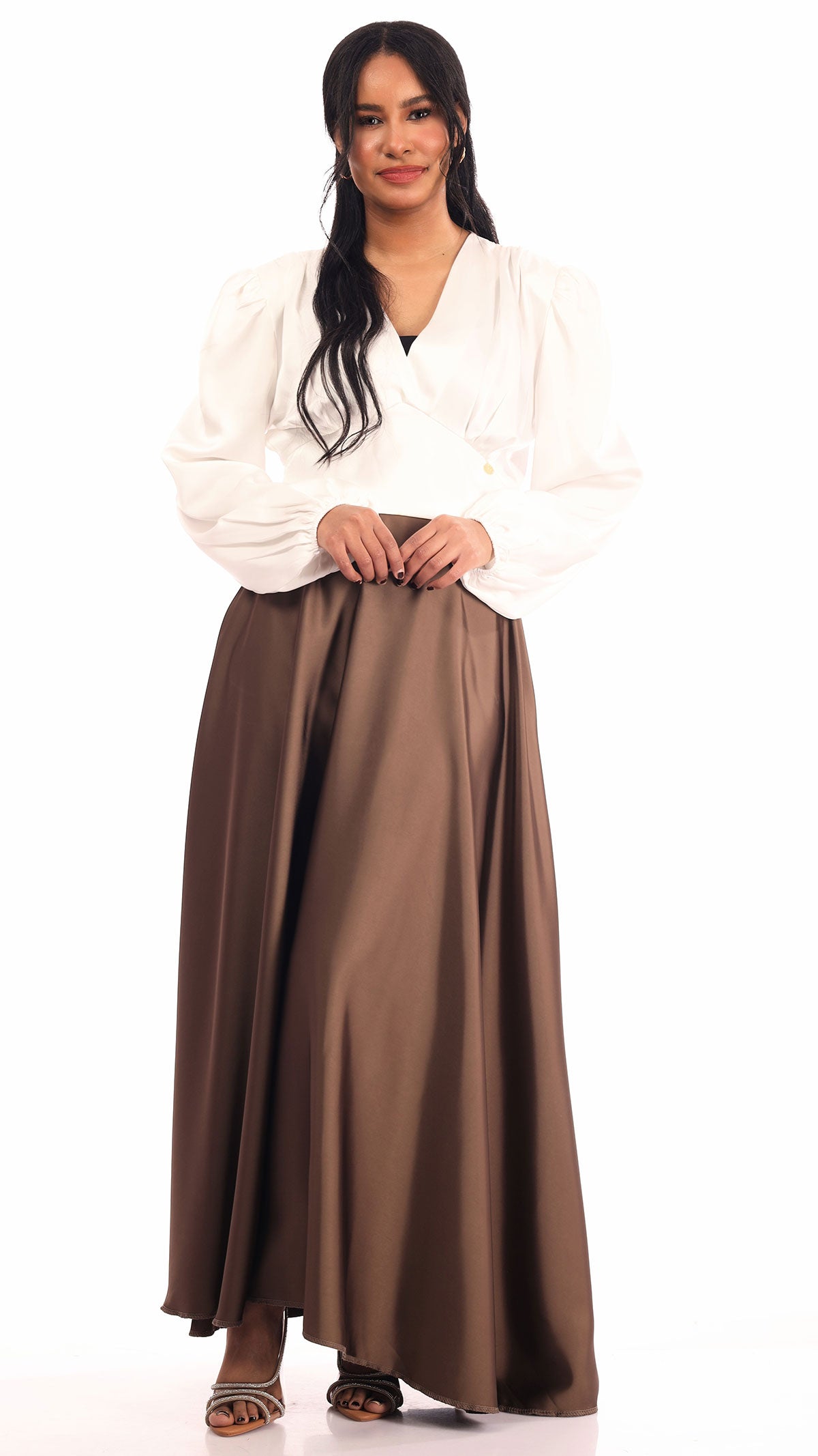 SATIN SKIRT / PADDED - (6 COLOURS)