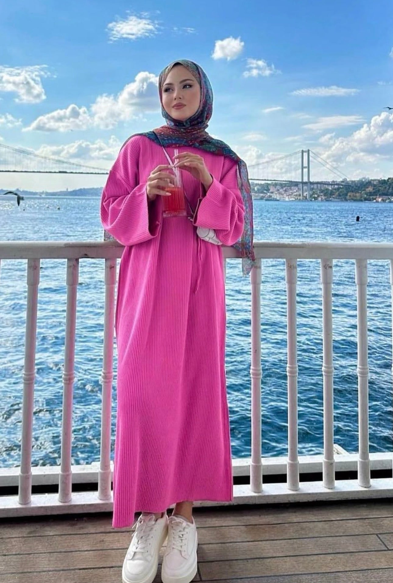 Soft Knit Marron Dress