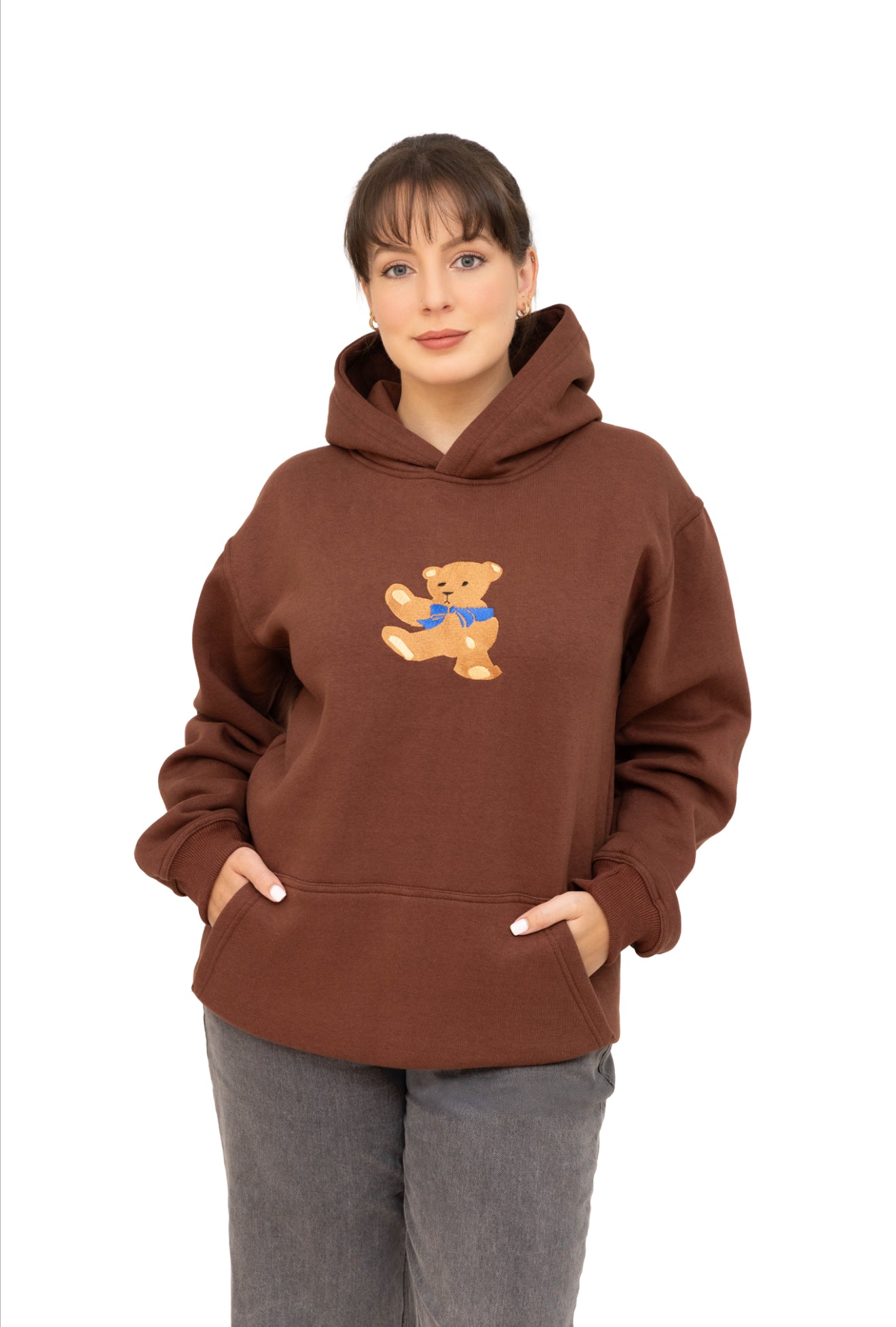 Bear Hoodie By FARAH(2 Colors)🧸🤎
