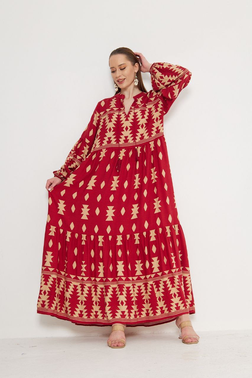 Crimson Desert Maxi Dress - 4 Colours
