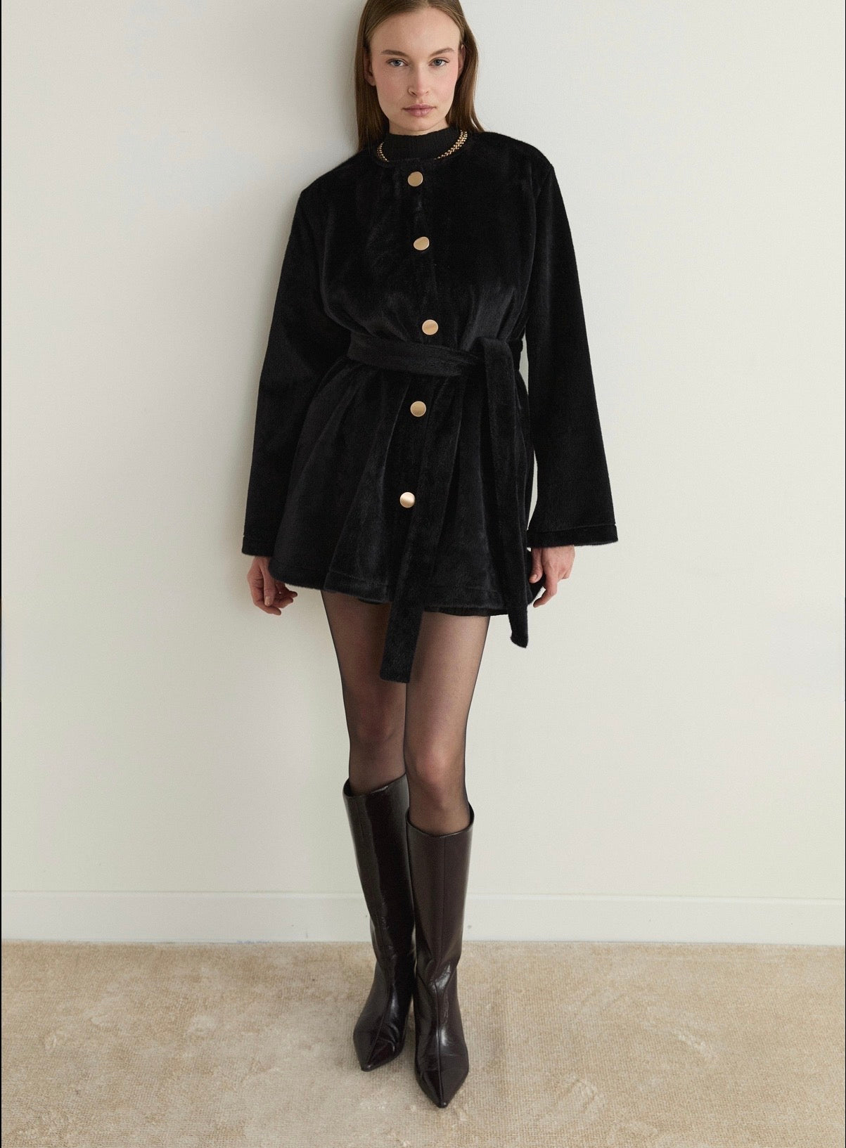 Luxe Coat With Gold Edition In 3 Colours