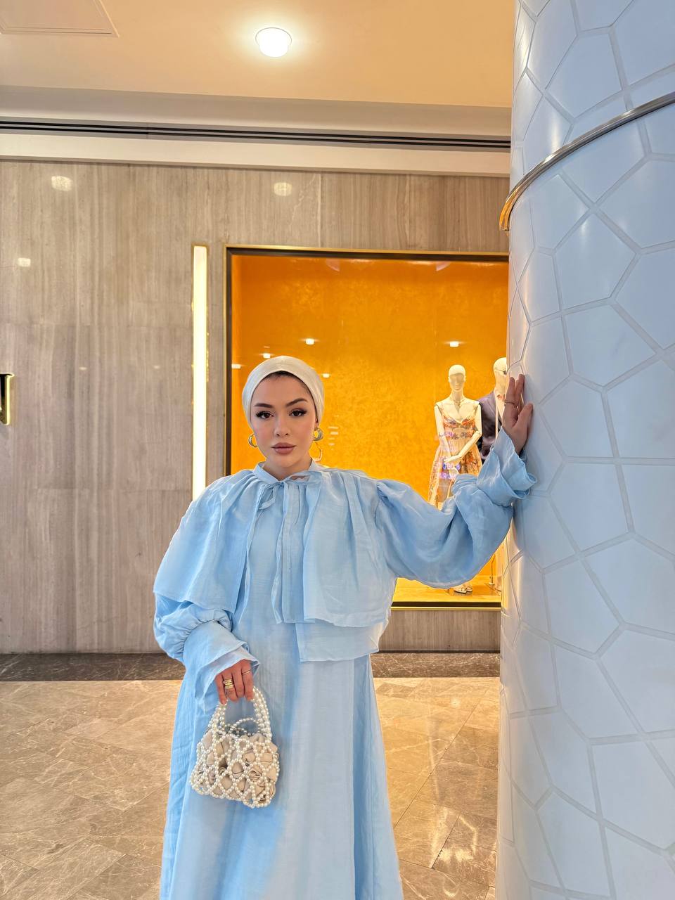 Breeze Dress - فستان النسيم (قطعتين فستان مبطن + جكيت مبطن) (٣الوان)