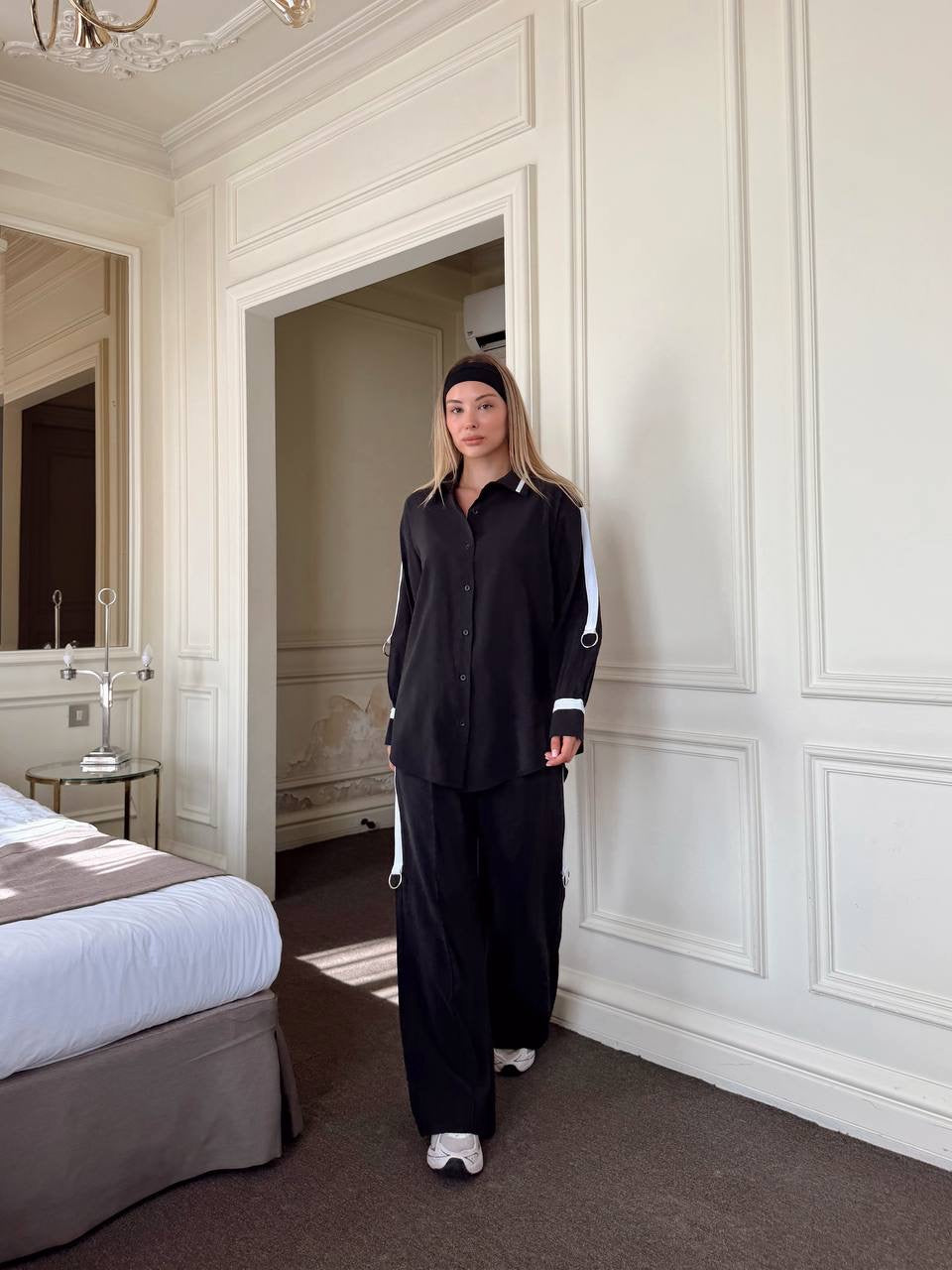 Signature Stripe Two-Piece Tencel Set