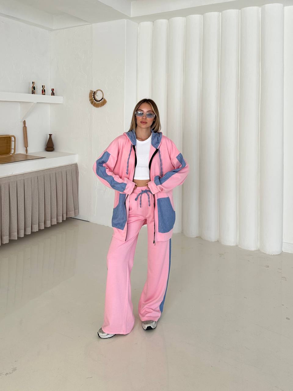 Oshio Set with Denim Twist