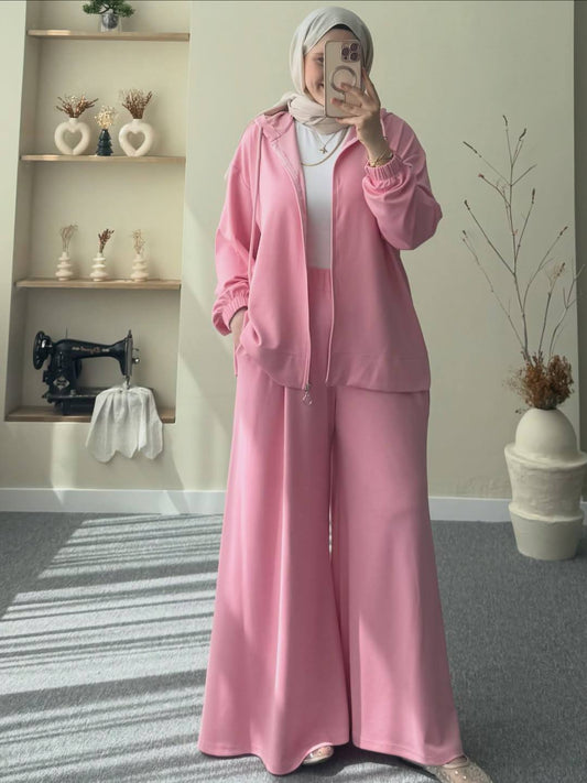 Bagi Style Oysho Zip-Up 2pc Set