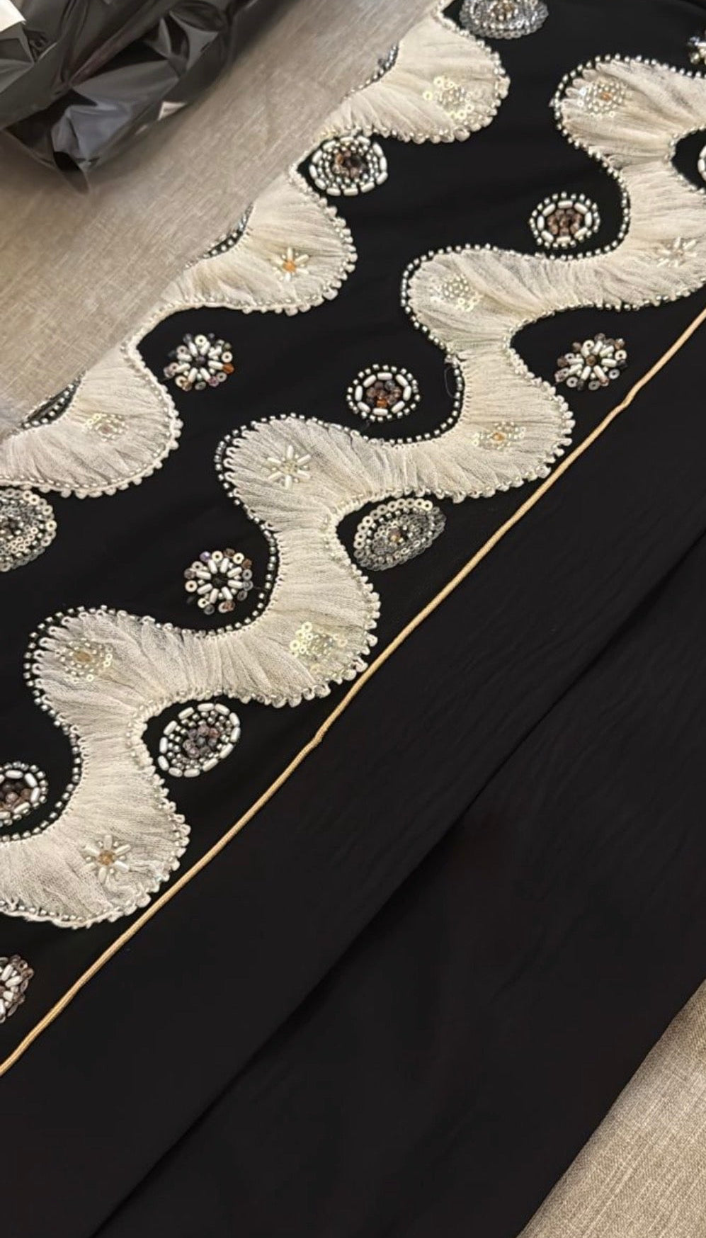 The Imperial Embroidered Elegance Eid Abaya