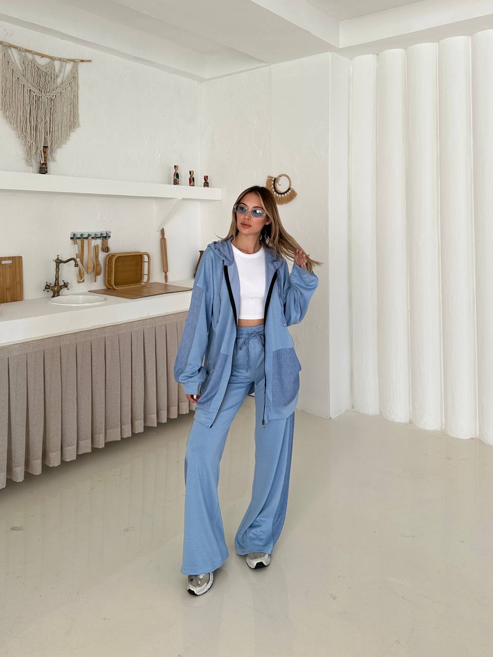 Oshio Set with Denim Twist