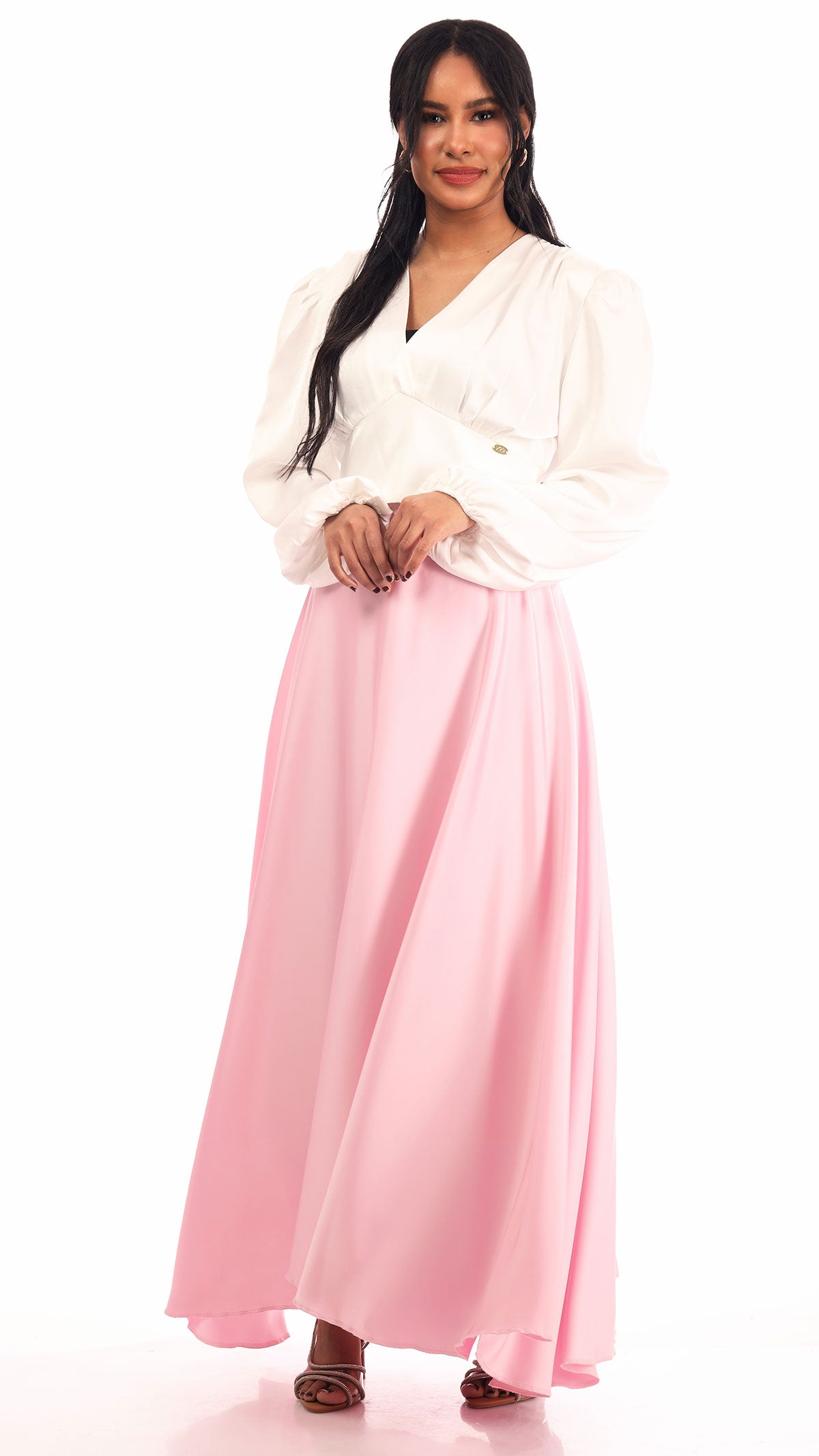SATIN SKIRT / PADDED - (6 COLOURS)