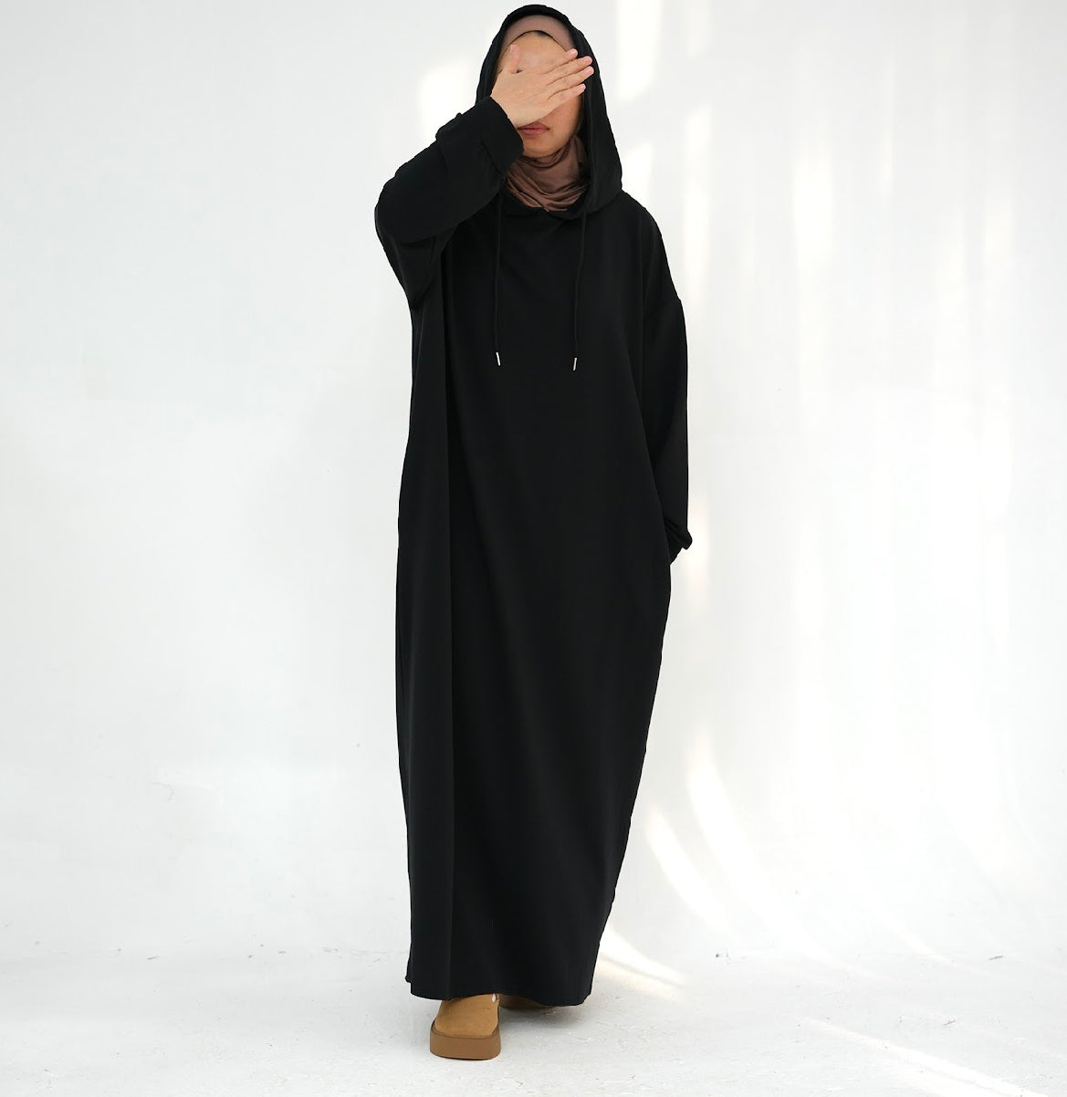 Heavy Cotton Hoodie Dress By Farah