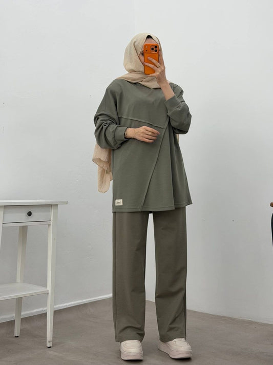 Minimal Stripe Oysho Set