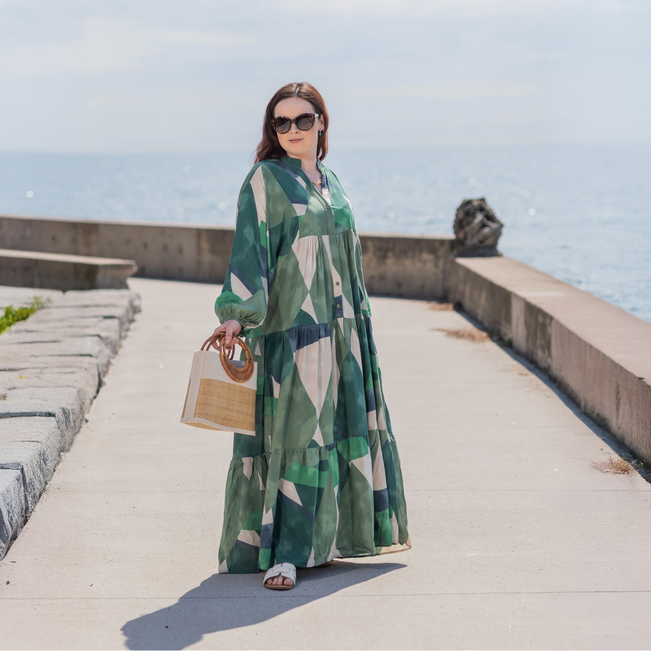 Green Horizon Dress